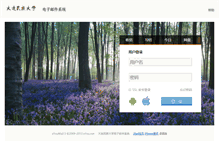 Tablet Screenshot of mail.dlnu.edu.cn